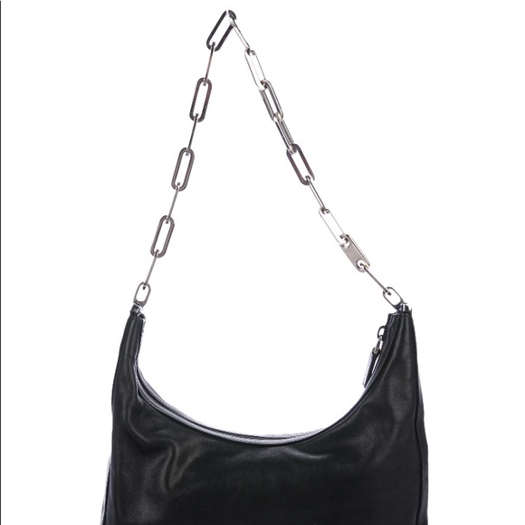 Vintage Authentic Gucci Handbag Silver Chain Strap - Picture 7 of 8